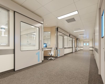 现代医院ICU过道3D模型下载